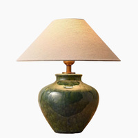 Lampe de table en céramique de style Wabi-sabi, veilleuse, nouvelle décoration de style chinois, éclairage d'inspiration japonaise pour salons