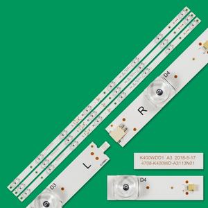 Bandes LED de rétroéclairage pour téléviseur HX-NO.2706 4708-K400WD-A3113N01, pour téléviseur 40 pouces, barre LED 710 mm, 3 pièces/ensemble - Product Image 1