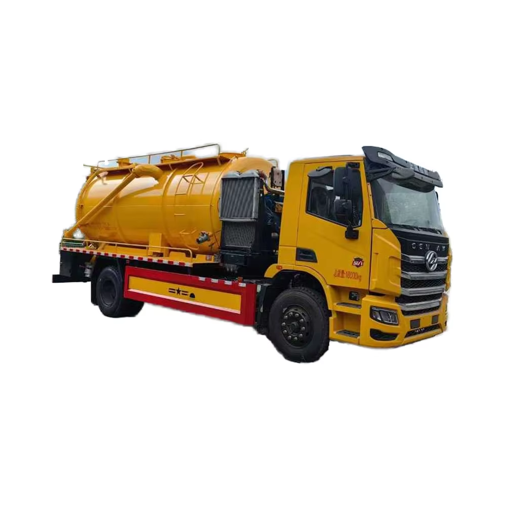 SAIC Hongyan 7.03m³ High Pressure Cleaning and Sewage Suction Truck 4X2 for Sale