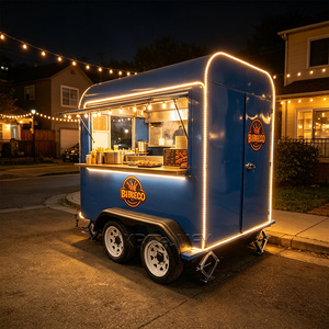 Camionnette de vente ambulante moderne entièrement équipée pour café, crème glacée rapide et autres spécialités, multifonctionnelle - Product Image 1