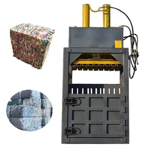 Máquina empacadora de cartón de heno a presión hidráulica, máquina empacadora de cáscara de arroz