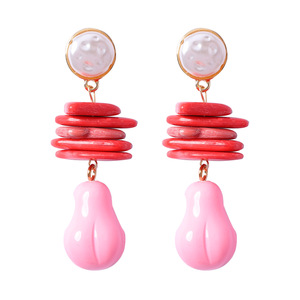 Boucles d'oreilles pendantes longues en forme d'étoile, plaquées or, style vintage, avec perles dorées, pour femme, bijoux fantaisie, nouveauté - Product Image 3
