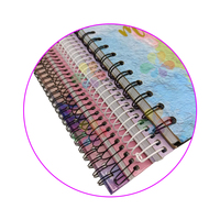 Carnet à spirale A4 personnalisé européen, vente en gros, cahiers de bureau à couverture rigide, nouveau design B5, carnet à double spirale métallique pour l'école
