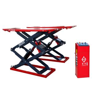 Las Cerraduras mecánicas neumáticas son seguras y estables Elevador de vehículos de tijera a precio de fábrica aprobado por <span class=keywords><strong>CE</strong></span> - Product Image 1