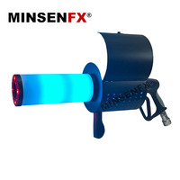 Canon à Confettis Co2 LED Effets DJ Portatif avec Lumières RGB Couleurs pour Scène Mariage Fête