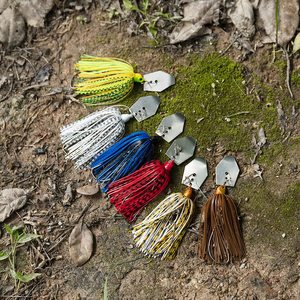 <span class=keywords><strong>Leurre</strong></span> de pêche Chatterbait en gros Appâts bavards blancs et rouges pour bar - Product Image 4