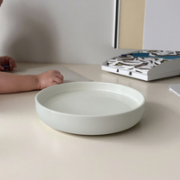 Service de table en céramique 2026 pour enfants, vaisselle pour bébés avec manchons en silicone, assiette et bol en porcelaine pour l'alimentation des nourrissons