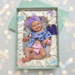 Muñeca de Silicona de 18 Pulgadas Lista para Regalar, Muñeca de Moda Realista, Anatómicamente Correcta, Recién Nacida, Bañable, Flexible, Bebé Reborn - Product Image 3