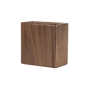 Wooden Storage Holder Wall Box Wood Craft Wooden Organizer For Remote Control Holder