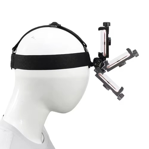 Nuovo Design orizzontale e verticale ad angolo, in prima persona Video Outdoor Live Shooting supporto montato sulla <span class=keywords><strong>testa</strong></span> del cellulare - Product Image 3