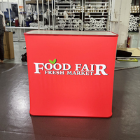 Présentoir de table de comptoir de Promotion personnalisé de haute qualité support pliable en aluminium Pop-up portable