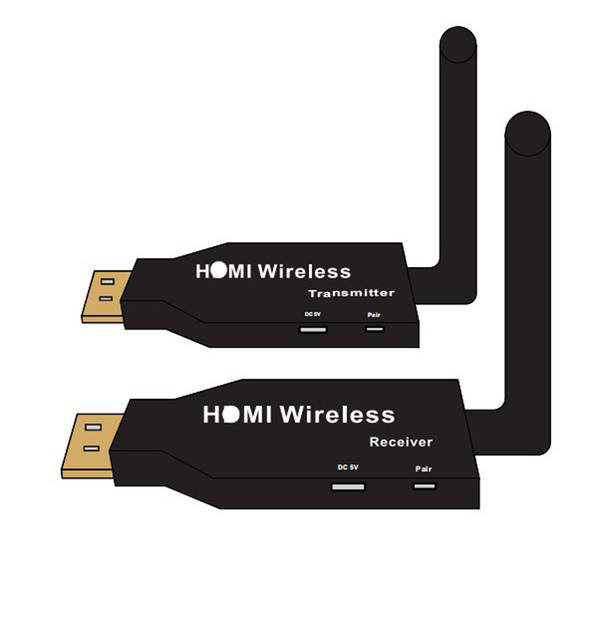 HDTV 1080p  Wireless Video Transmitter and Receiver Extender Display Adapter Screen Share Switch for PS4 PC to TV