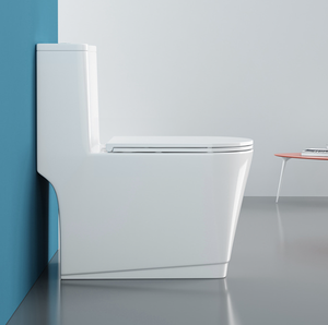Inodoro de Cerámica Alargado Anti-Salpicaduras para Niños y Familias, Sanitario para Baño - Product Image 3