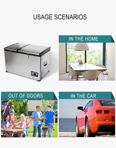 Tủ lạnh điện 100L, làm mát bằng điện, dùng cho cắm trại, xe RV, ô tô, tủ đông di động, 240V, 12V, làm bằng kim loại, có máy nén, đạt chứng nhận CE - Product Image 3