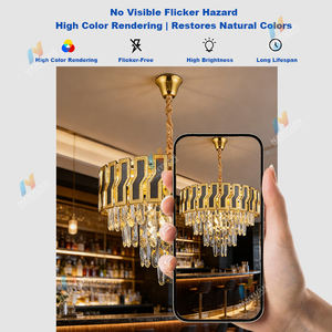 Lámpara de Techo <span class=keywords><strong>LED</strong></span> de Cristal Moderna y Lujosa para Sala de Estar o Comedor - Product Image 2