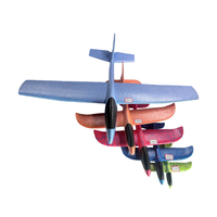 Circfoam, logo personnalisé, avion en mousse EPP coloré de 84 cm, jouet de lancer manuel 3D sûr pour les enfants de 2 ans et plus, blanc