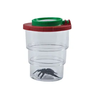 3x 5x Plastic Bug Magnifier Jars Practical Insect Viewer Box Magnifying Jars for Bug Viewer