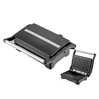 Aifa 4 tranches Gril électrique avec plaques détachables Gaufrier Sandwich Panini Press Contact grill 2200W plaques interchangeables