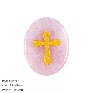 Crocifisso in Cristallo Naturale con Simbolo della Vita Inciso, Pietra Curativa <span class=keywords><strong>per</strong></span> Meditazione e <span class=keywords><strong>Preghiera</strong></span> - Product Image 4