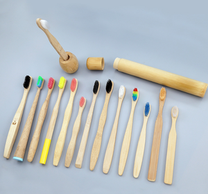 فرشاة أسنان طبيعية من الخيرزان قابلة للتحلل 100% صديقة للبيئة بشعار مخصص - Product Image 6