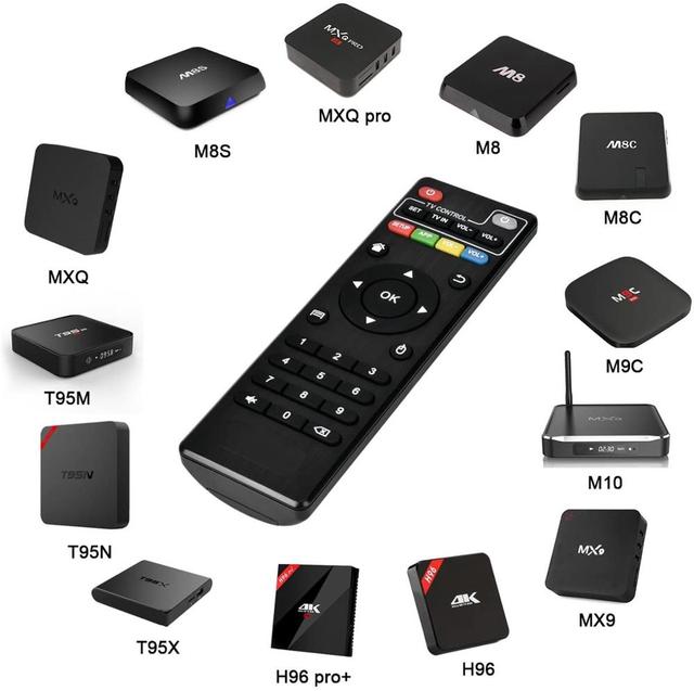 Smart TV Box Learning Remote Control Work for Android Set Top Box MXQPro 4K X96 T95M T95N M8S
