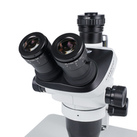 SANQTID 4K USB Camera LED Illuminated Manual Focus Laboratory Microscopios Teaching Research Stereo Microscope Mobile Zoom