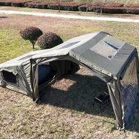 Tente combinée gonflable à aménagement personnalisé, tente de camping avec modules connectables pour le camping en groupe, festival de musique
