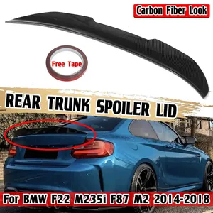 Alerón trasero de alta calidad estilo PSM para BMW F22 M235i F87 M2 2014-2018, alerón de techo trasero. - Product Image 1