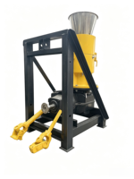 Machine à granulés de biomasse 200-300 kg/h à prise de force de tracteur, faible bruit, pour granulés de sciure et de paille