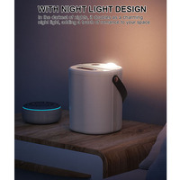 Mini humidificateur portatif d'aromathérapie 2L de grande capacité de ménage diffuseur de parfum d'intérieur pulvérisateur de brume fraîche avec la veilleuse