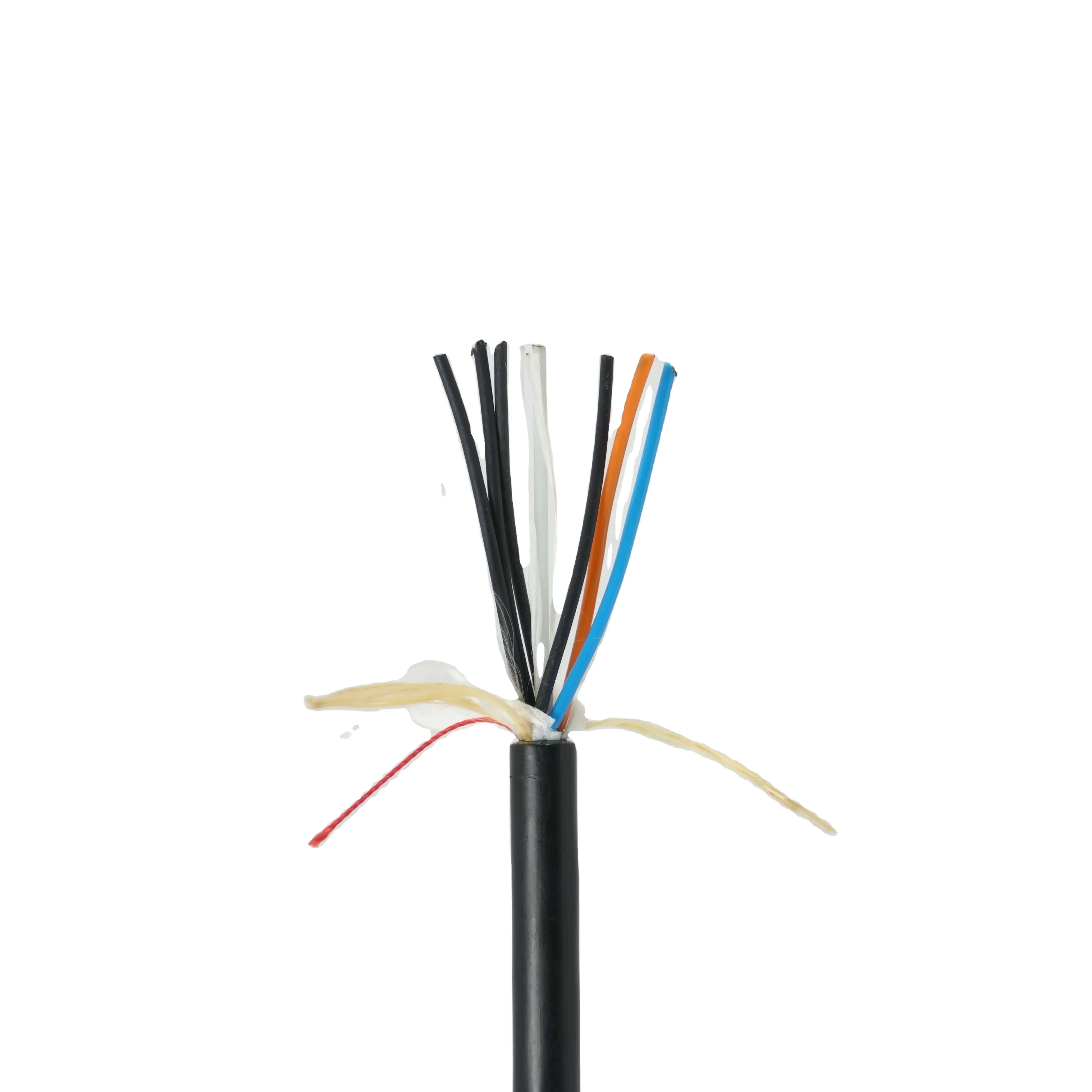 8/12/24/48/96/144 core G652d SM Aerial Fibra Optic Cable Single Jacket ADSS Self-Supporting Fiber cable