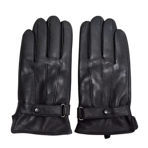 <span class=keywords><strong>Gants</strong></span> de conduite sportifs <span class=keywords><strong>en</strong></span> <span class=keywords><strong>cuir</strong></span> d'agneau véritable pour hommes, chauds pour l'hiver, avec sangle réglable, coupe-vent, respirants, doublure <span class=keywords><strong>en</strong></span> fausse fourrure - Product Image 6