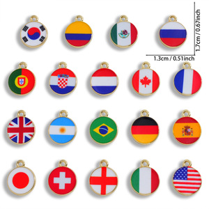 National Oil Dropping Colgante, Pulsera y Llavero <span class=keywords><strong>de</strong></span> Aleación <span class=keywords><strong>de</strong></span> Zinc Electrochapada Estilo Vintage, Accesorios <span class=keywords><strong>de</strong></span> Joyería DIY para Conmemoración - Product Image 2