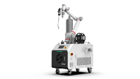 Stasiun Kerja Robot Pengelasan 6-Axis Pemrograman Mudah Logam MIG/MAG Baja Tahan Karat 380V/220V Robot Kolaboratif