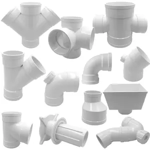 HYDY Professional PVC Fittings Plastic UPVC Pipe Fittings For Drainage Pipes
