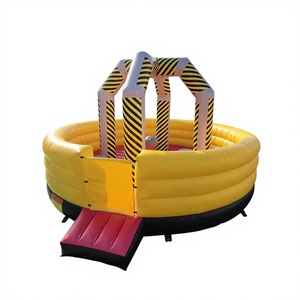 Jeux gonflables interactifs de jouteuse balle de démolition pour 4 personnes, pour événements en plein air - Product Image 1