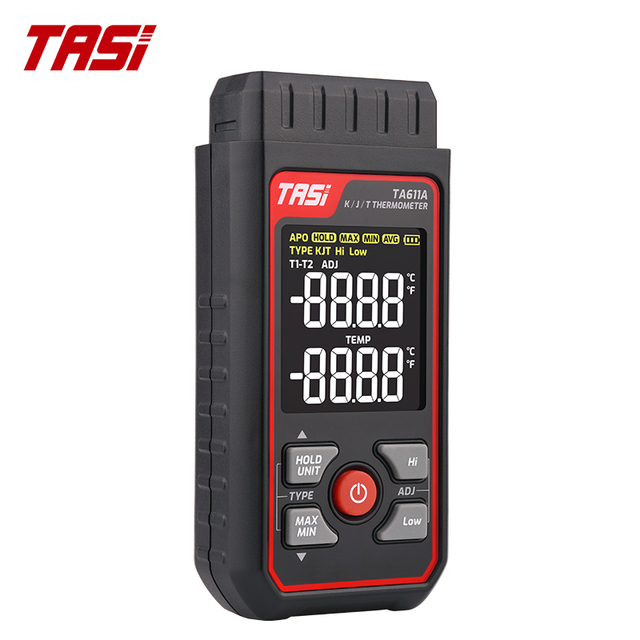 TASI TA611A K/J Industrial Temperature Data Logger Thermometer Single-Channel Digital Thermocouple USB China Factory OEM/ODM
