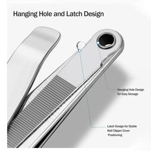 Tırnak makası Premium karbon çelik tırnak ve ayak tırnağı kesme makası kesiciler tırnak törpüsü keskin ile tırnak makası kesiciler - Product Image 5