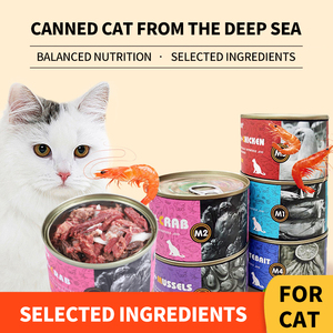 OEM ODM produttore all'ingrosso di dolcetti per animali domestici lattine di carne bagnata cane gatto cibo in scatola applicazione di tonno pollo per animali domestici - Product Image 4
