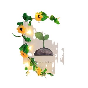Guirlande lumineuse LED Wen Hope en forme de tournesol, 2,5 m, décoration intérieure pour mariage, fête, maison - Product Image 5