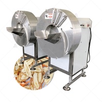 Elektrische Automatische Lange Weegbree Bananenchips Snijsnijmachine Snijmachine Te Koop