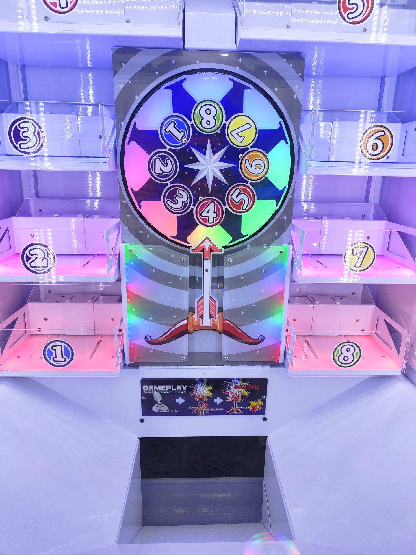 코인 작동형 장난감 경품 머신 - 매직 애로우 아케이드 게임 머신