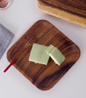 Plateau en bois longue durée, personnalisé, assiette à nourriture, plateau à fruits secs, vaisselle, plateau en bois d'acacia