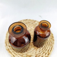 100ml 150ml Bouteille en verre vide de luxe pour diffuseur d'huile noire