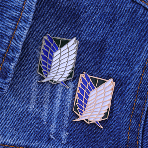 Broche de <span class=keywords><strong>ataque</strong></span> en Titan Wings of Freedom, joyerí<span class=keywords><strong>a</strong></span> de tatua Kai, <span class=keywords><strong>serie</strong></span> de <span class=keywords><strong>Anime</strong></span> Popular, Levy Ackman, superventas - Product Image 1