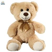 Lot de 10 ours en peluche MaoGoLan bleu clair en coton PP, 34 cm, pour baby shower et Noël
