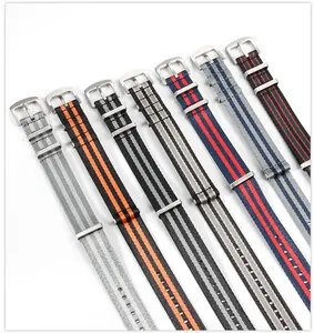 Correa de Reloj de Nailon Suave y Transpirable de 20/22 mm para Omega, <span class=keywords><strong>Seiko</strong></span>, MIDO, Tissot, Correa de Reloj de Tela con Hebilla - Product Image 4