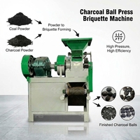 Machine à fabriquer du charbon de bois à partir de la balle de riz à haute efficacité, presse à charbon de bois pour la production de charbon de bois pour barbecue