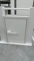 Porte intérieure de bureau en bois avec cadre en aluminium, insonorisée, design moderne, gain de place, porte de cloison pour bâtiment commercial