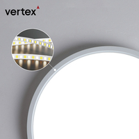 Plafonnier led au design nordique moderne et fin, montage en surface, idéal pour un plafond domestique, 18/24/32/36W